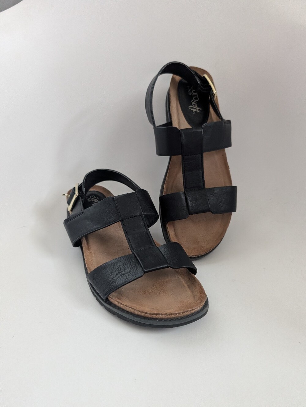 Like New Euro Soft by Sofft Black Sandals Size 9.5